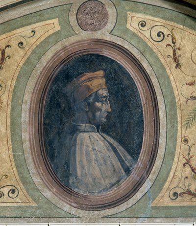 Portrait of a Man, Camera della Fama, 1548 by Giorgio Vasari